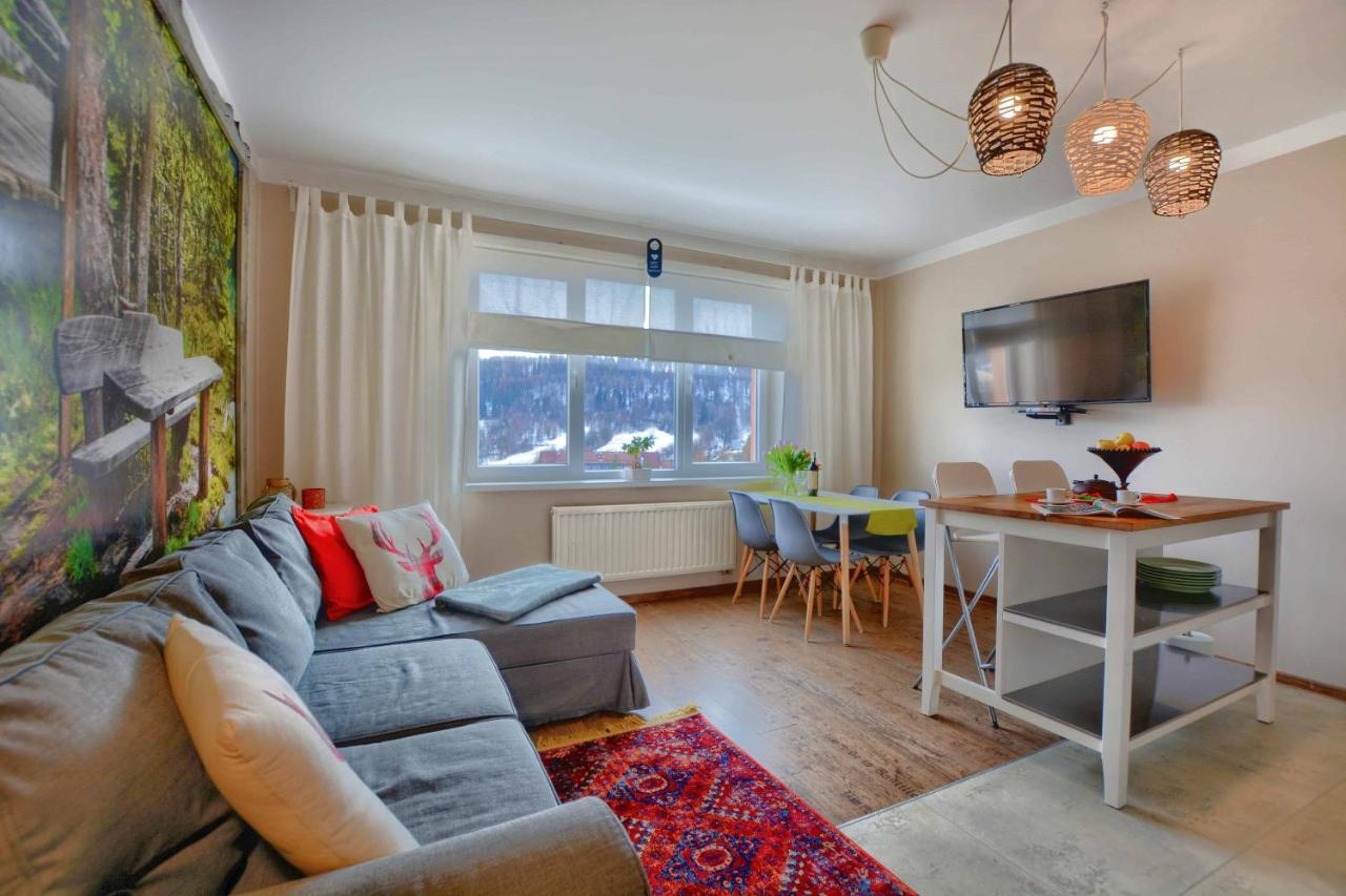 Apartament Zielona Mila Apartment Ustrzyki Dolne Bagian luar foto
