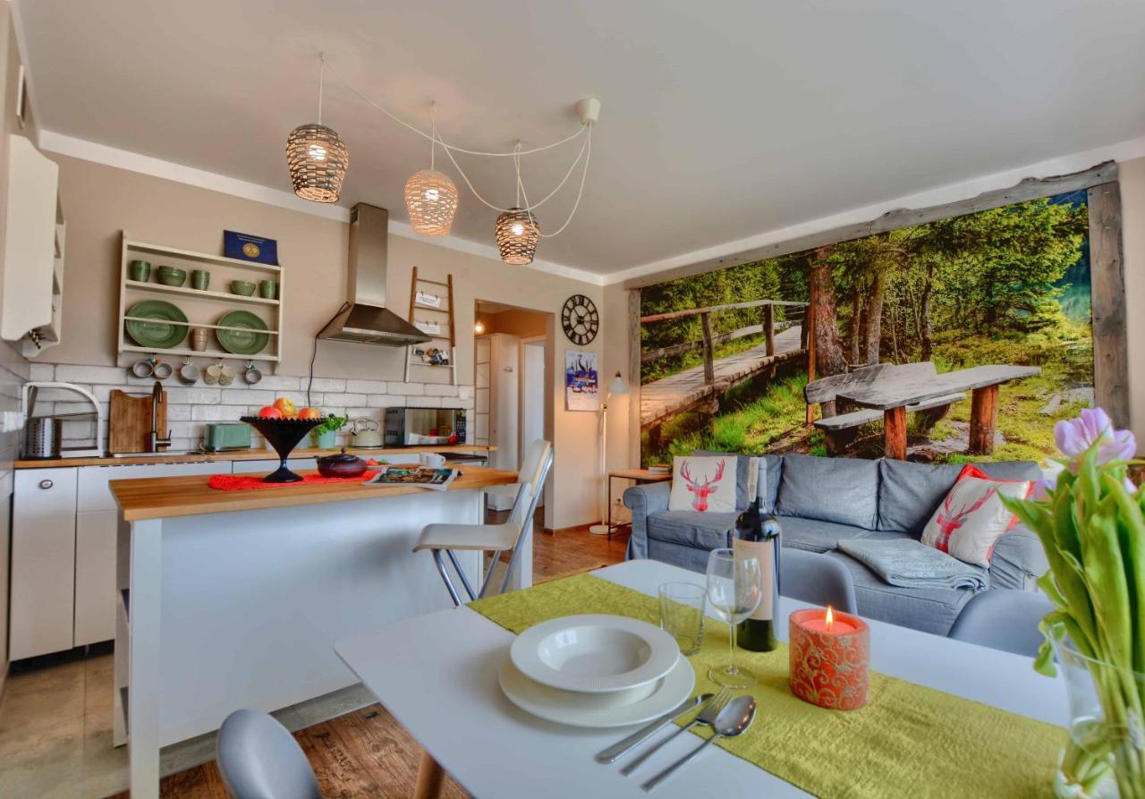 Apartament Zielona Mila Apartment Ustrzyki Dolne Bagian luar foto